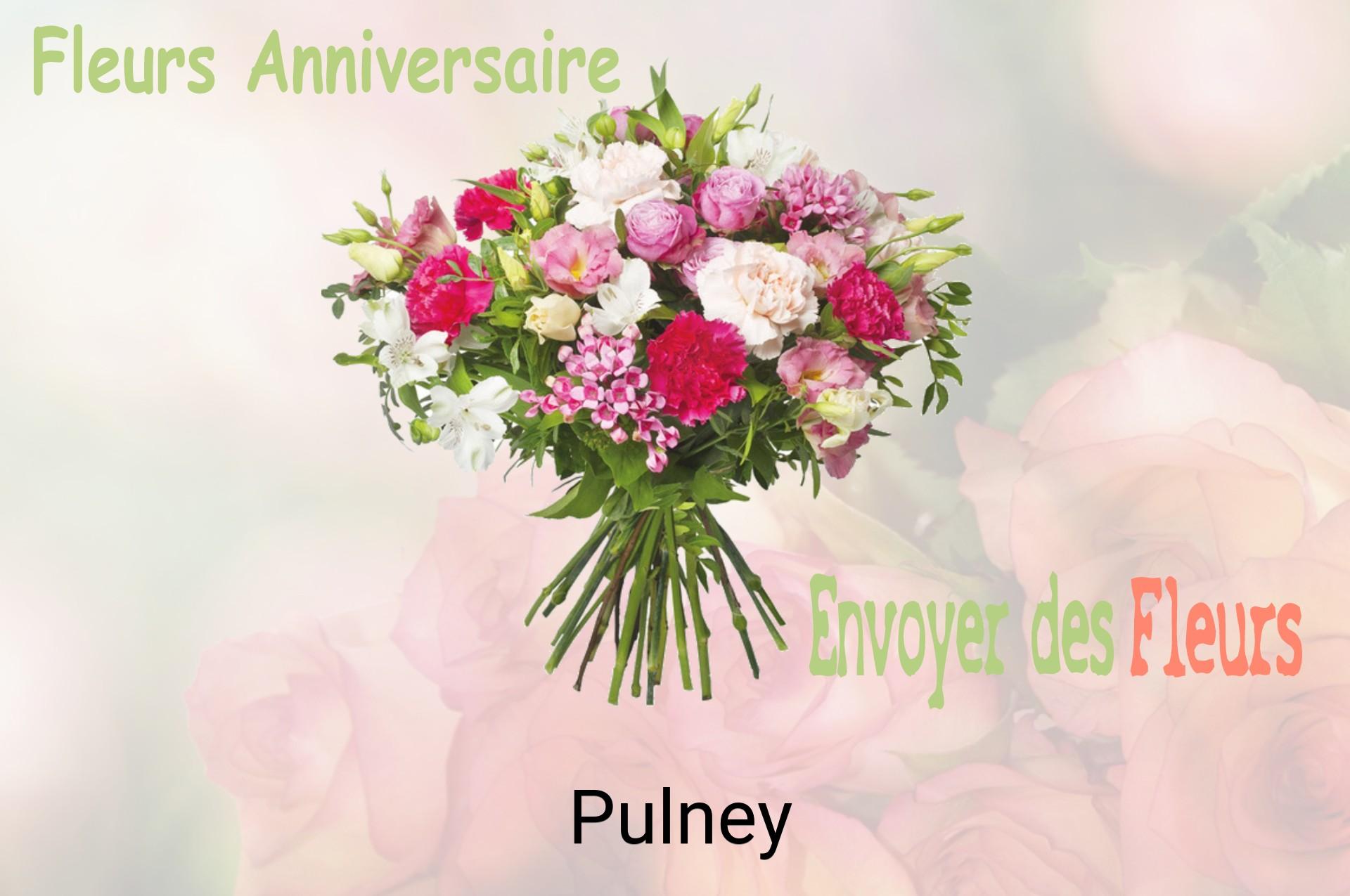 Bouquet de fleurs d’anniversaire livré à Pulney