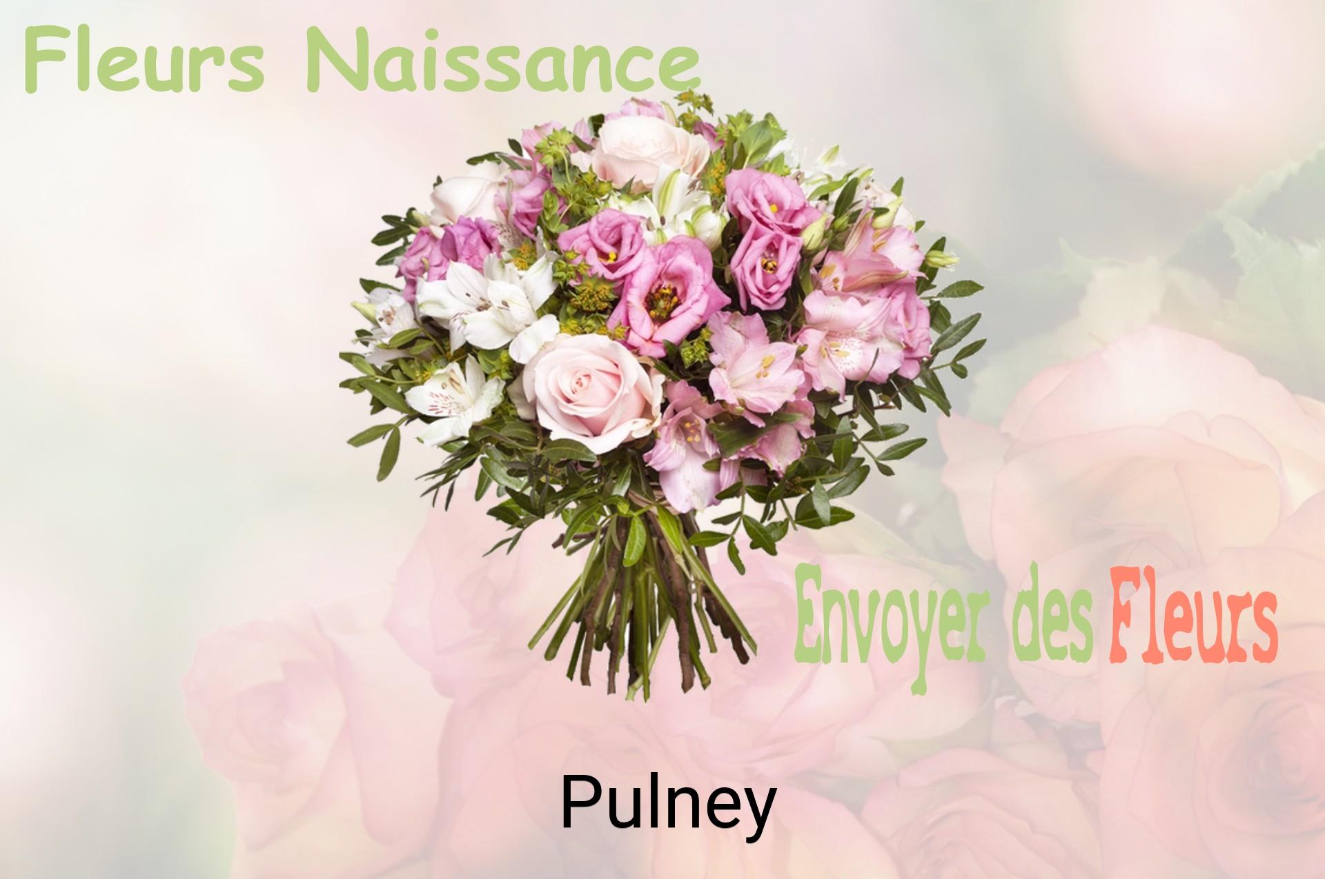 Bouquet de fleurs de naissance livré à Pulney